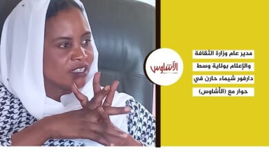 مدير عام وزارة الثقافة والإعلام بولاية وسط دارفور شيماء حارن