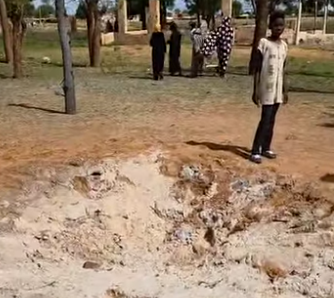 قصف منازل المواطنين في ابو زبد من قبل طيران الفلول