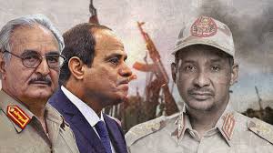 السيسي وحفتر وحميدتي