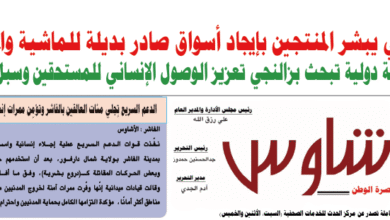 العدد (١٤٢) من صحيفة الأشاوس