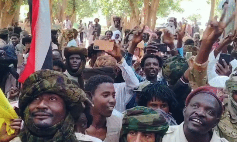 احتفالات الشعب السوداني بتحرير الفاشر