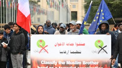 منظمات أوروبية تحتج في جنيف