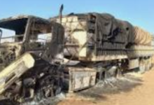 قصف قافلة انسانية في السودان