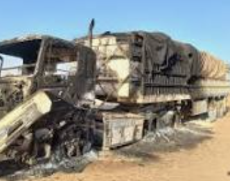 قصف قافلة انسانية في السودان