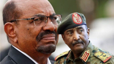 البرهان وعمر البشير