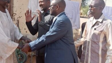 رئيس (قمم) بالولاية يتفقد مراكز الإيواء بالفاشر