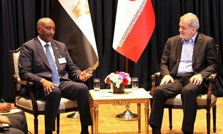 البرهان-يلتقي-الرئيس-الإيراني