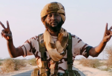 البطل/ شُعيب إسماعيل قائد المجموعة ٣٠٢ مدفعية محور الدلنج